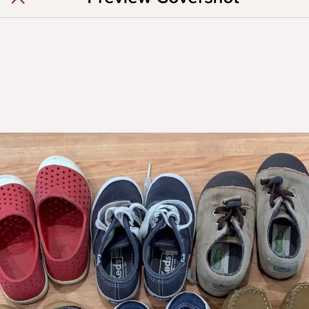 Lot of 3 toddler boy shoes